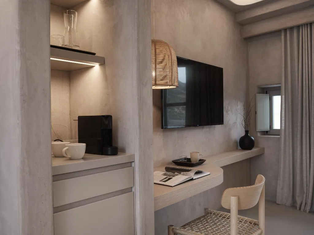 DOUBLE SEA VIEW WITH PRIVATE POOL Room, Yi Hotel Mykonos - Adults only, Mykonos