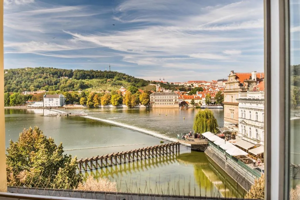DOUBLE RIVER VIEW Room, Charles Bridge Palace, Prague