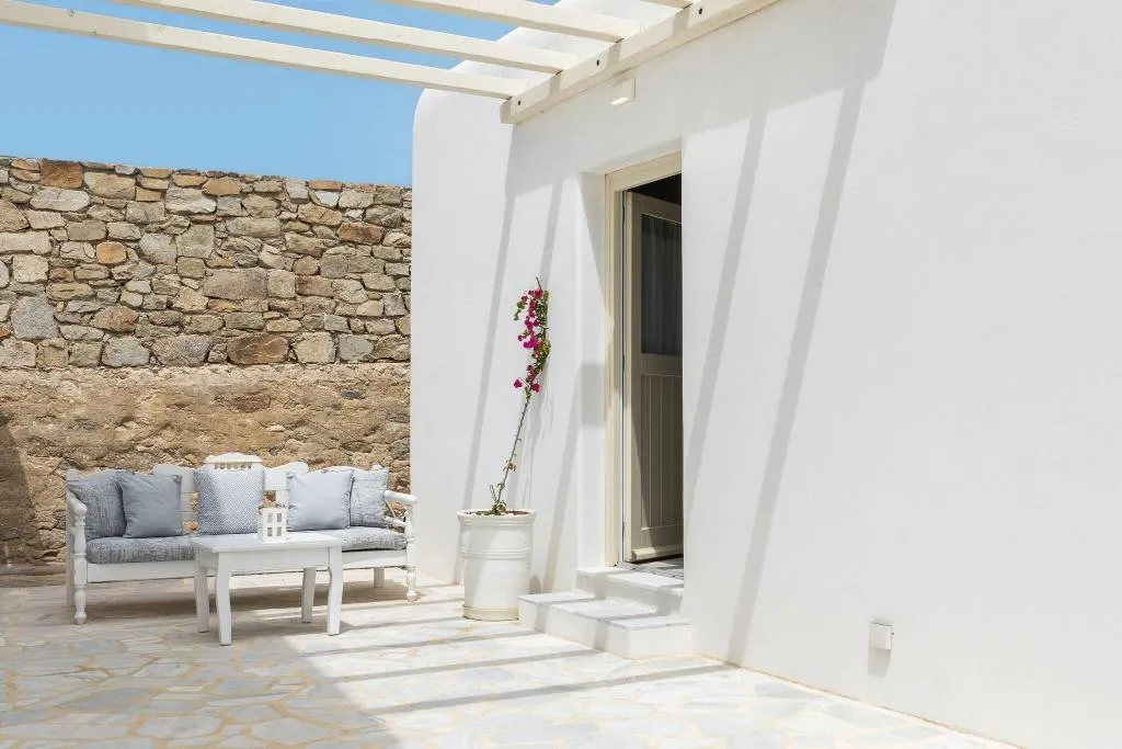 Terrace, Corfos Hotel, Mykonos