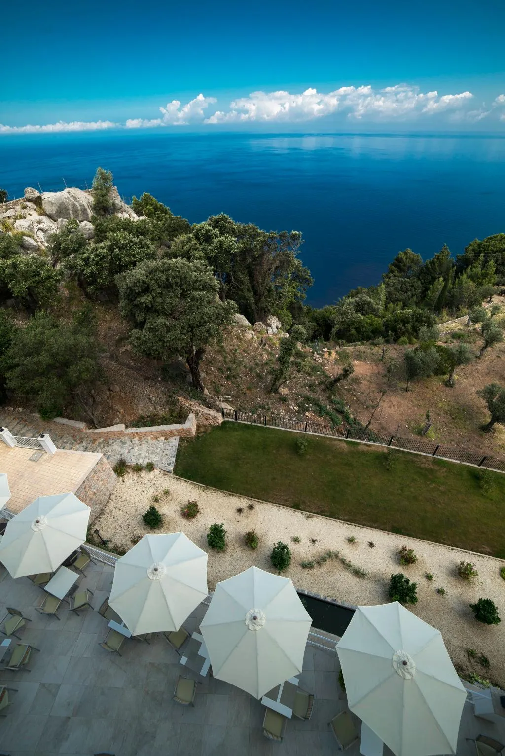 Terrace, Hotel Bordoy Continental Valldemossa, Majorca