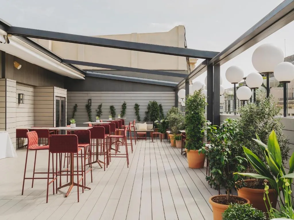 Terrace, Catalonia Boulevard, Barcelona