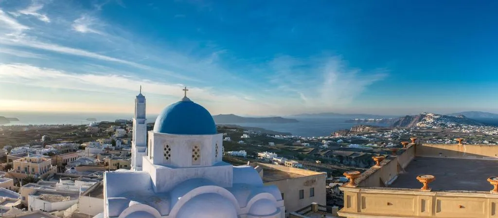 General view, Kastro Mansion, Santorini
