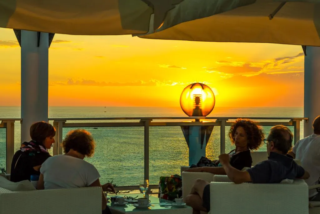 Terrace, Hotel Gran Vista Plava Laguna, Istria