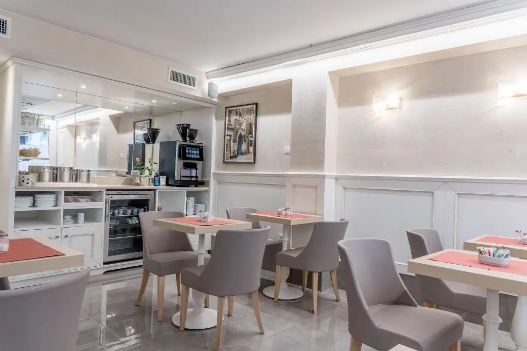 Restaurant, Hotel Guerrini Venezia, Venice