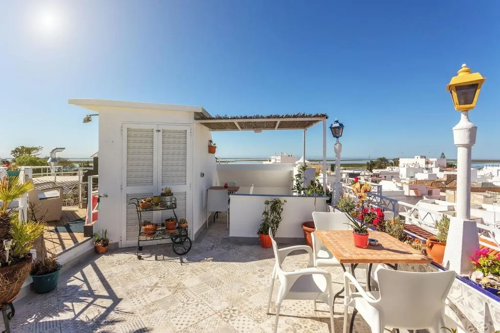 Terrace, Pension Bicuar, Algarve