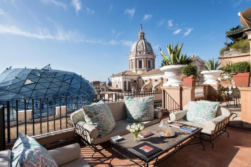 General view, Grand Hotel Plaza, Rome