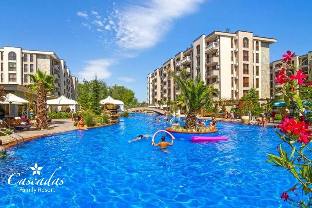 Pool, Cascadas Family Resort, Bourgas