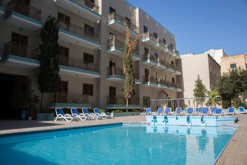 SINGLE POOL VIEW Room, The Bugibba Hotel, Malta