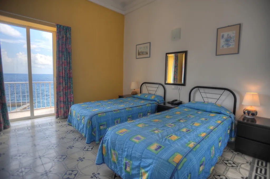 SINGLE SEA VIEW Room, Astra Hotel, Malta