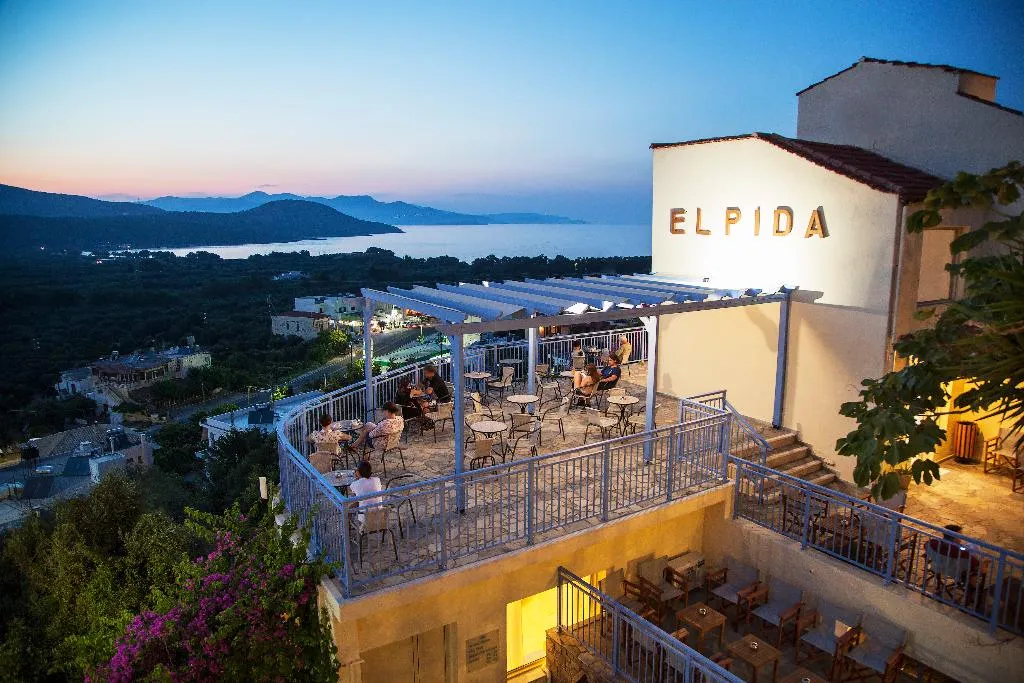 Terrace, Elpida Village, Crete