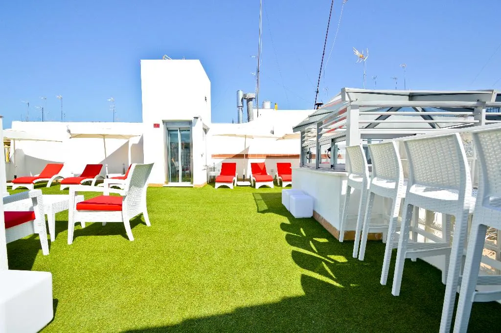 Terrace, The Zentral Arenal Suites, Seville