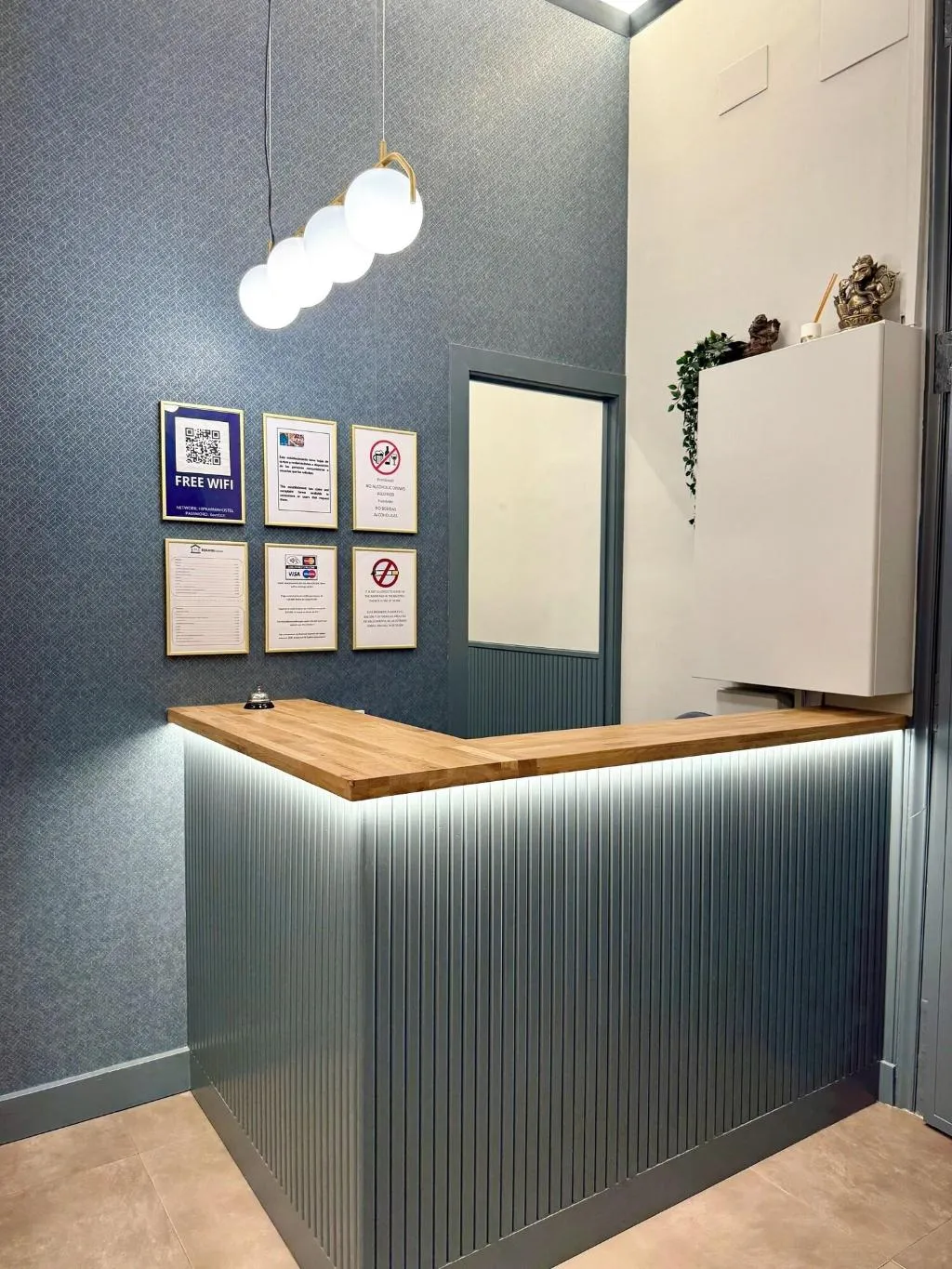 Lobby, Hip Karma Hostel, Barcelona