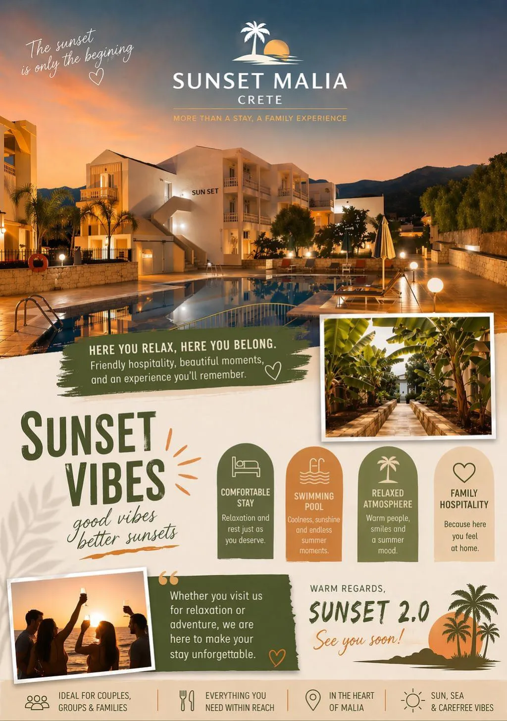 General view, Sunset Studios And Apartments by Estia, Crete