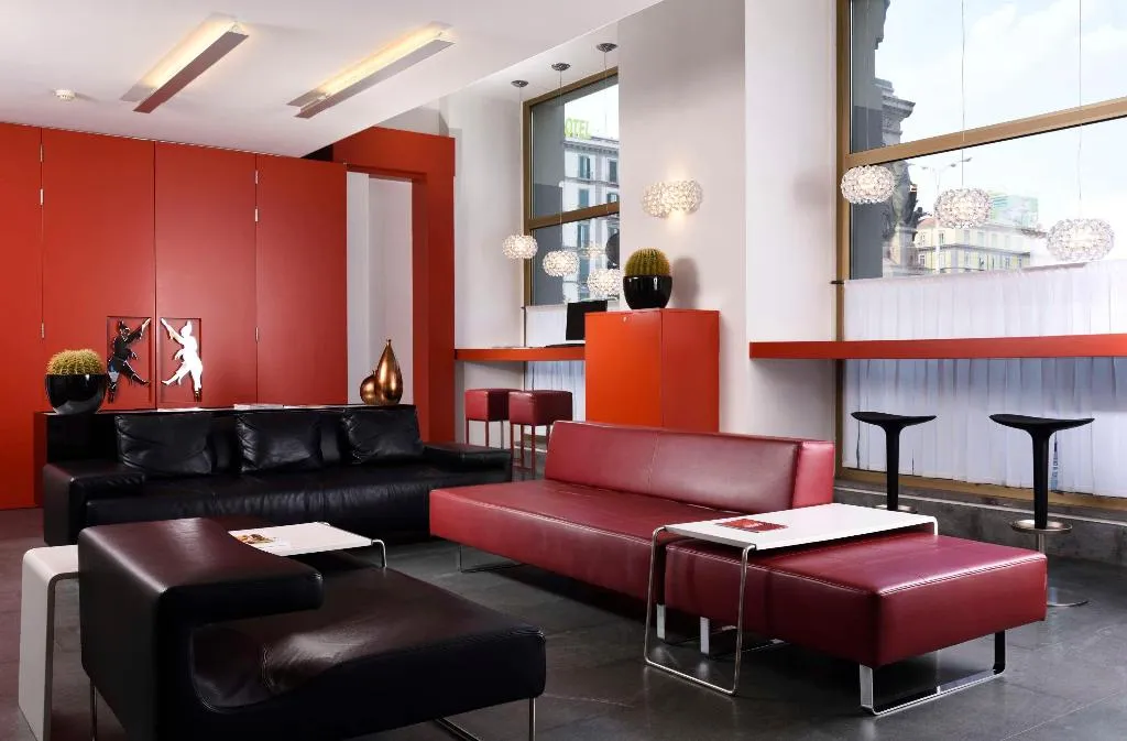 Lobby, UNA HOTELS Napoli, Naples