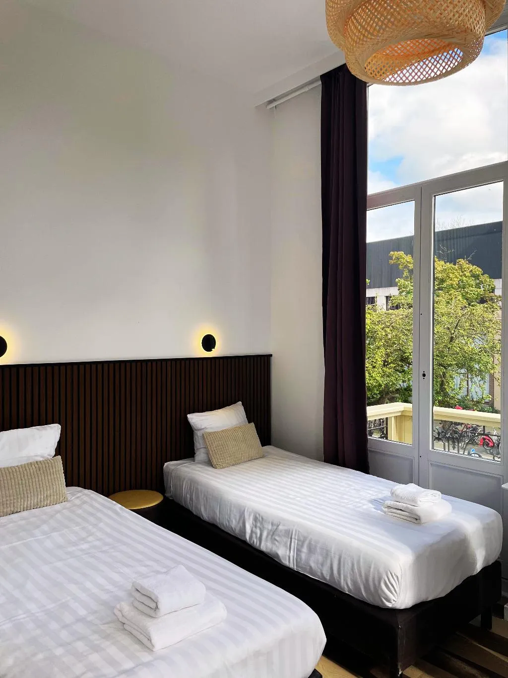 TWIN TWO BEDS Room, Hotel Plantage, Amsterdam