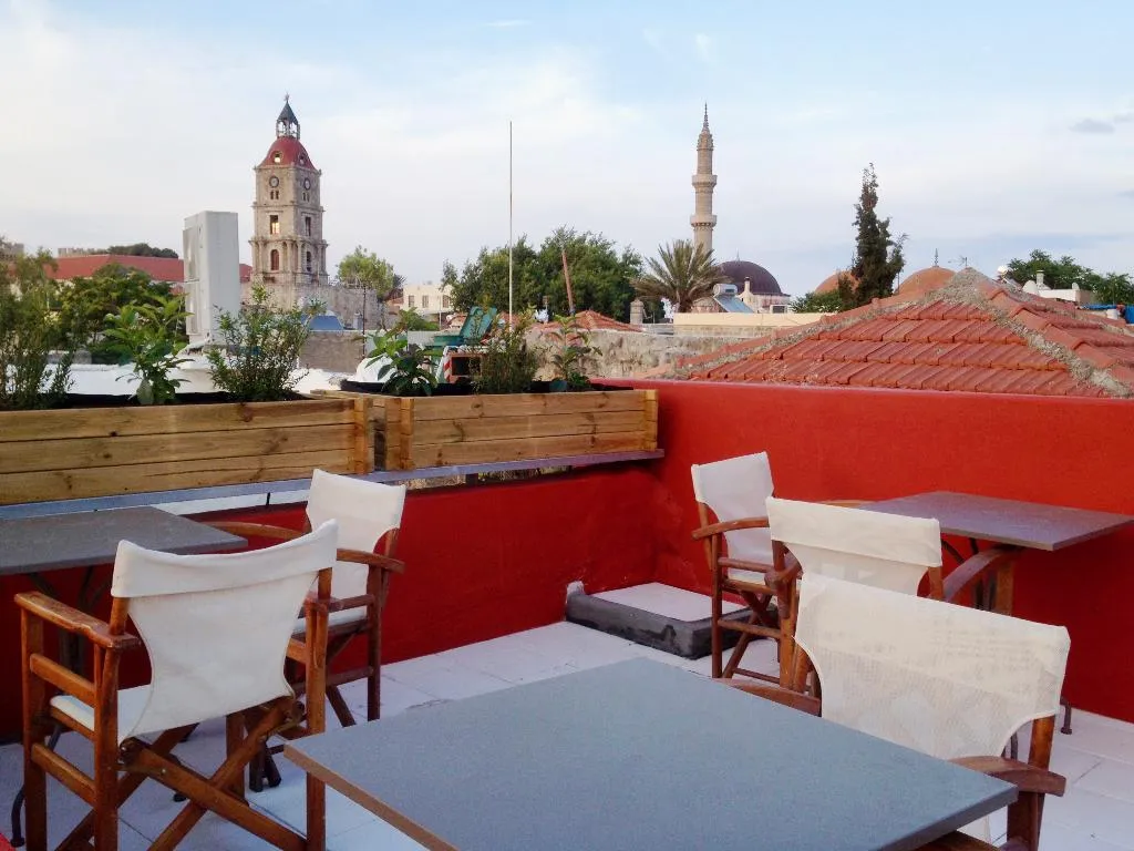 Terrace, Auberge 32 |  Old Town, Rhodes