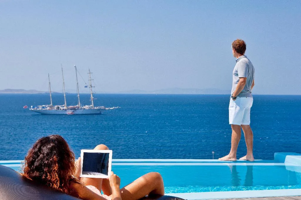 SUITE SEA VIEW WITH PRIVATE POOL Room, Kouros Hotel & Suites, Mykonos