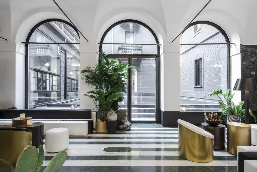 Lobby, Senato Hotel Milano, Milan