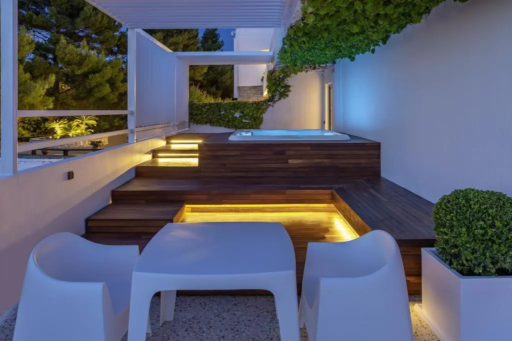 Terrace, Skiathos Palace, Skiathos