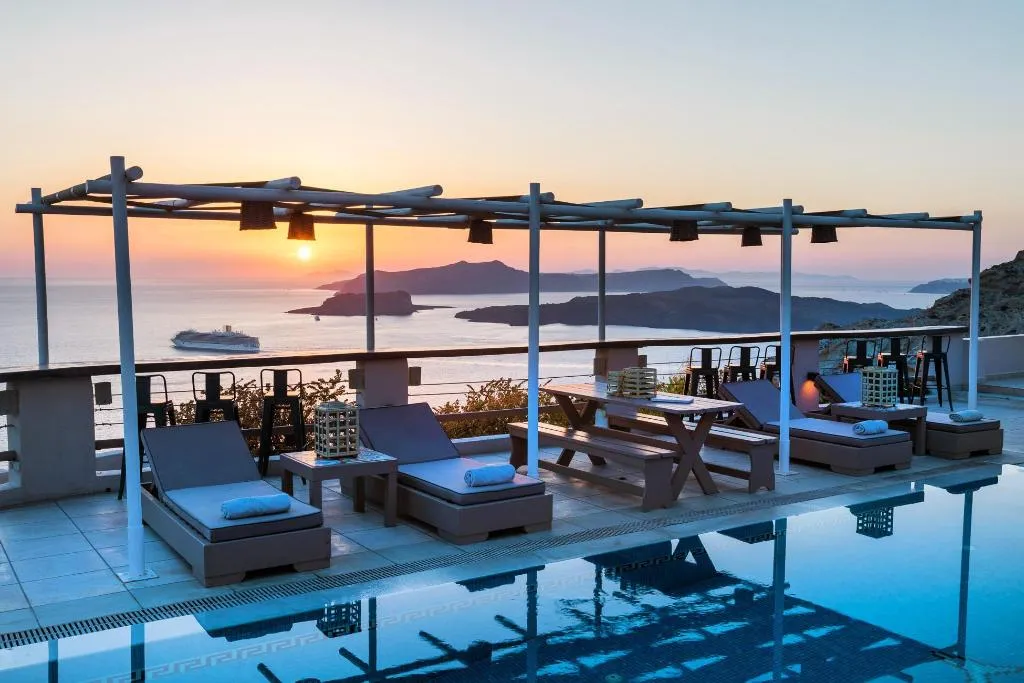 Beach, Grand View Hotel, Santorini