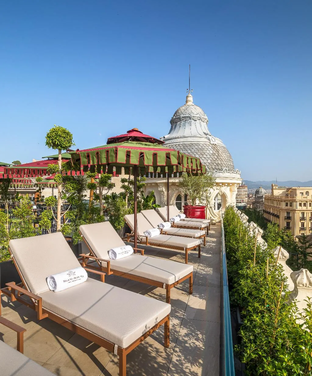 Terrace, Palacio Gran Via, A Royal Hideaway Hotel, Andalucia