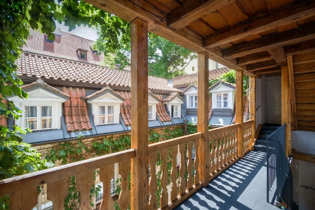 Terrace, Hotel Waldstein, Prague