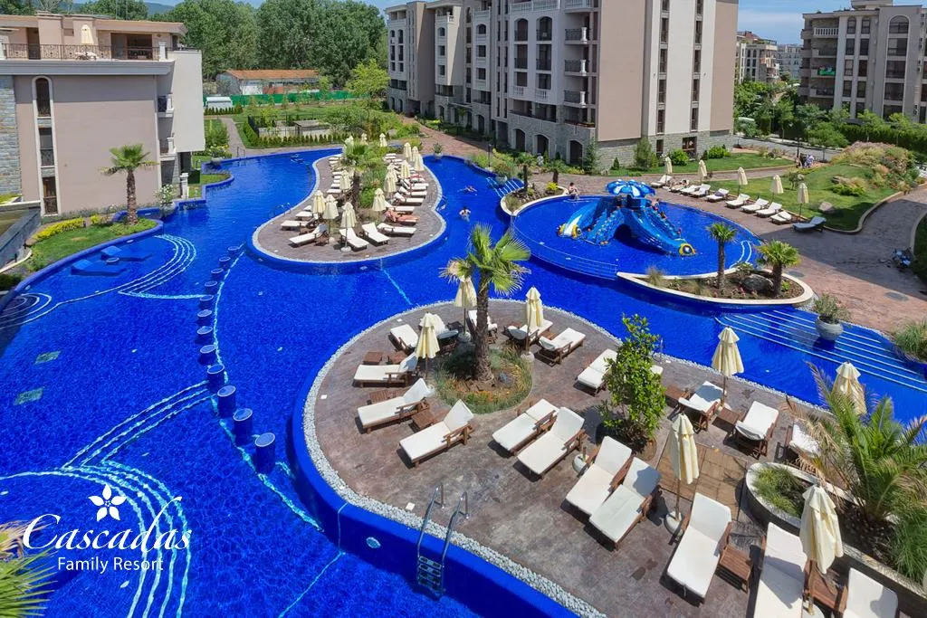 Pool, Cascadas Family Resort, Bourgas