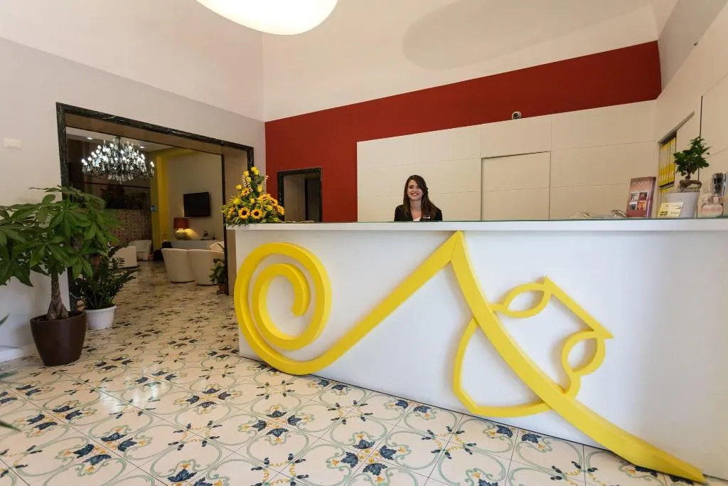 Lobby, Hotel Del Sole, Naples