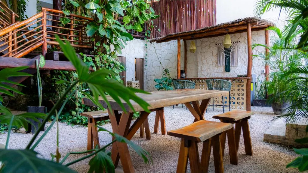 Terrace, Kanté Hotel - Downtown Tulum, Cancun Area