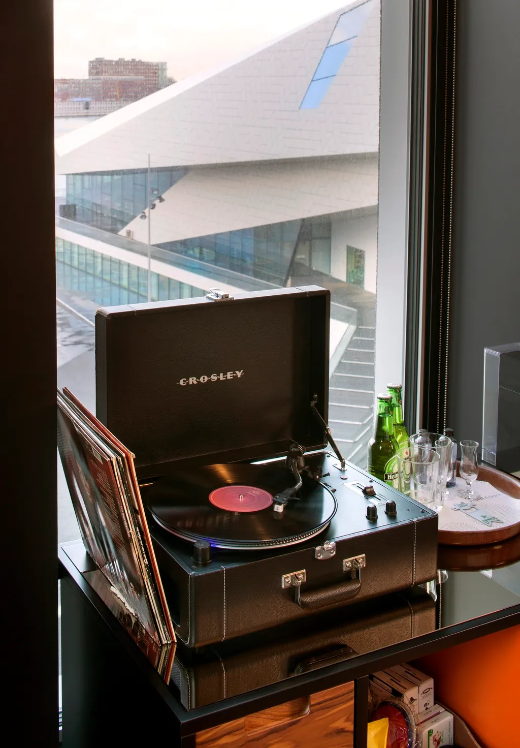 DOUBLE DELUXE RIVER VIEW Room, Sir Adam Hotel, part of Sircle Collection, Amsterdam