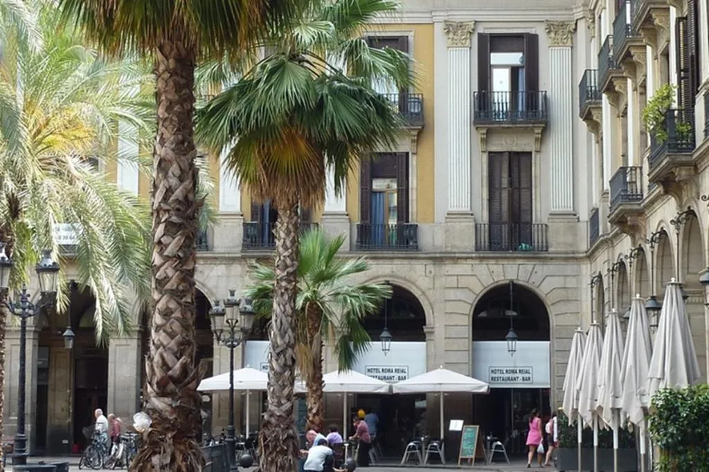 General view, Roma Reial, Barcelona