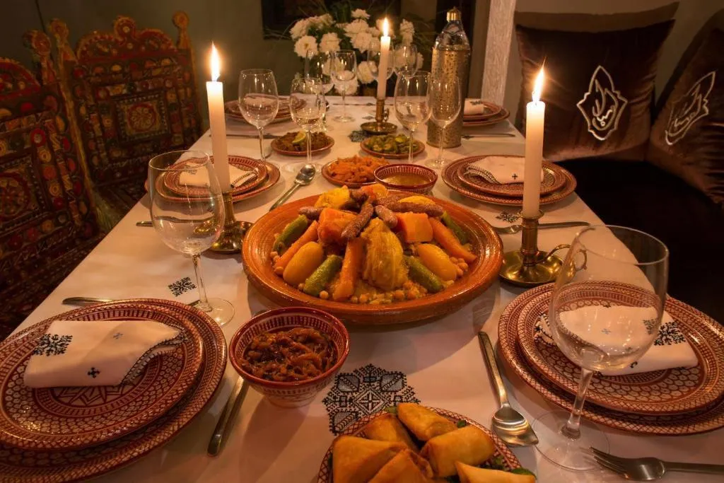 Restaurant, Riad Irhalne, Marrakech