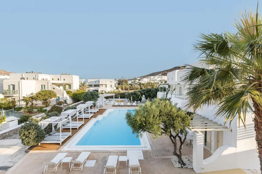 Terrace, Corfos Hotel, Mykonos