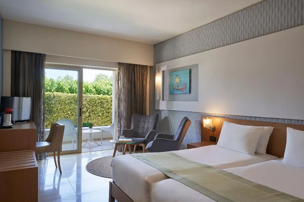 Double or Twin SUPERIOR GARDEN VIEW Room, Atlantica Amalthia Beach Hotel, Crete
