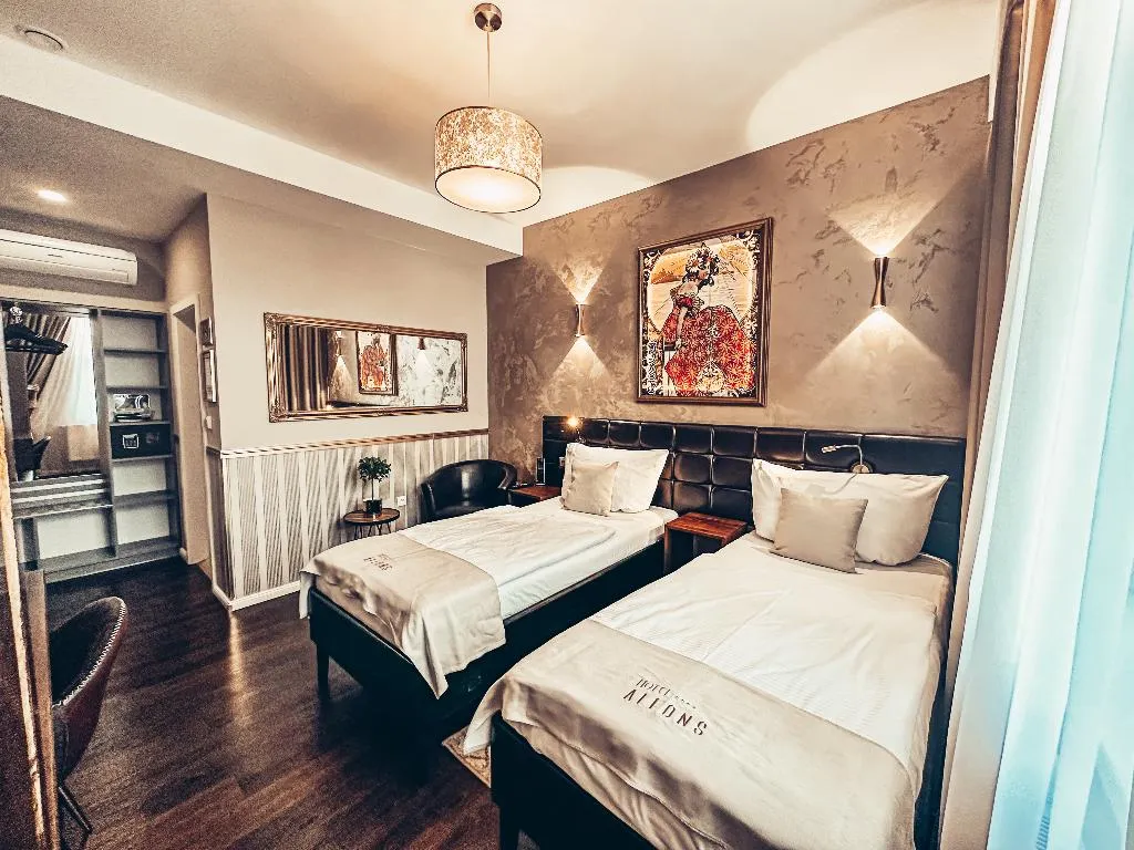 TWIN COMFORT Room, Alfons Boutique Hotel, Prague