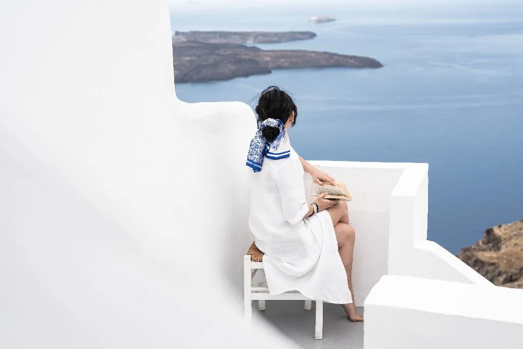 Lobby, La Roka Cliffside Memories, Santorini