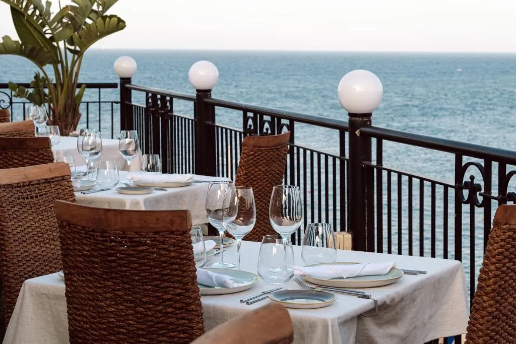 Terrace, Corinthia Hotel St Georges Bay, Malta