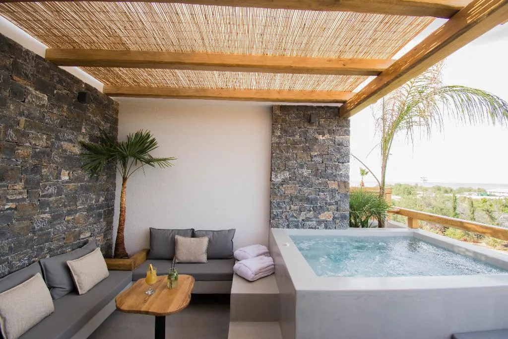 DOUBLE DELUXE WITH JACUZZI Room, Aqua Blu, Crete