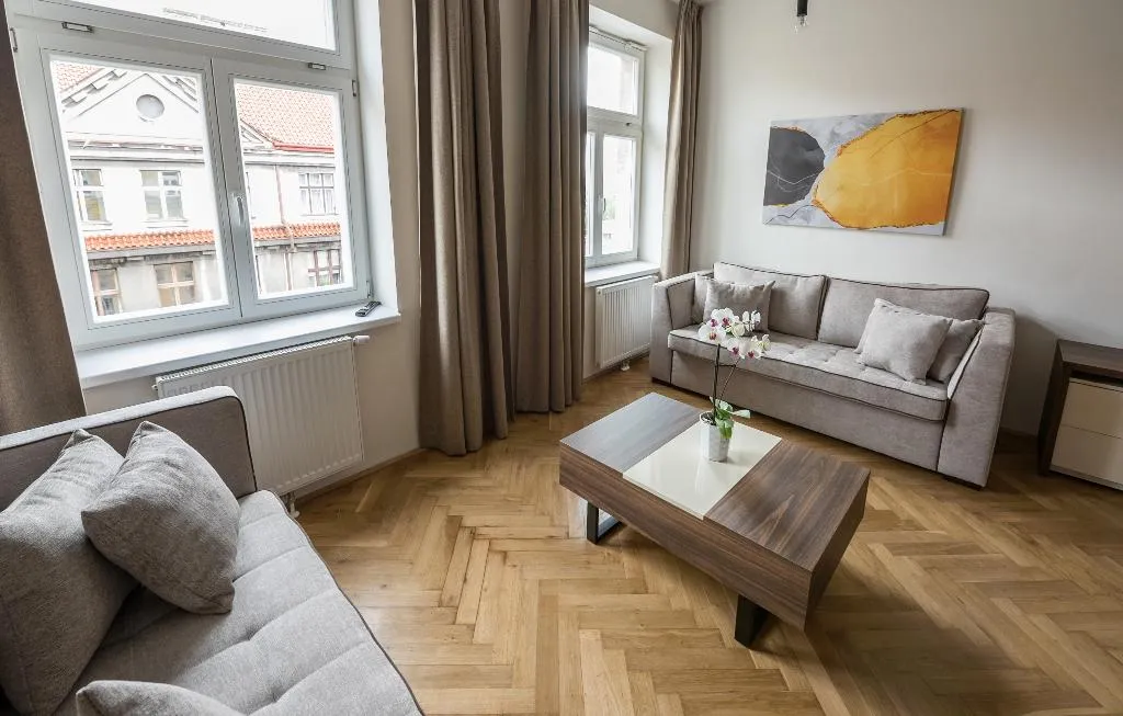 APARTMENT ONE BED Room, Letna Garden Suites, Prague