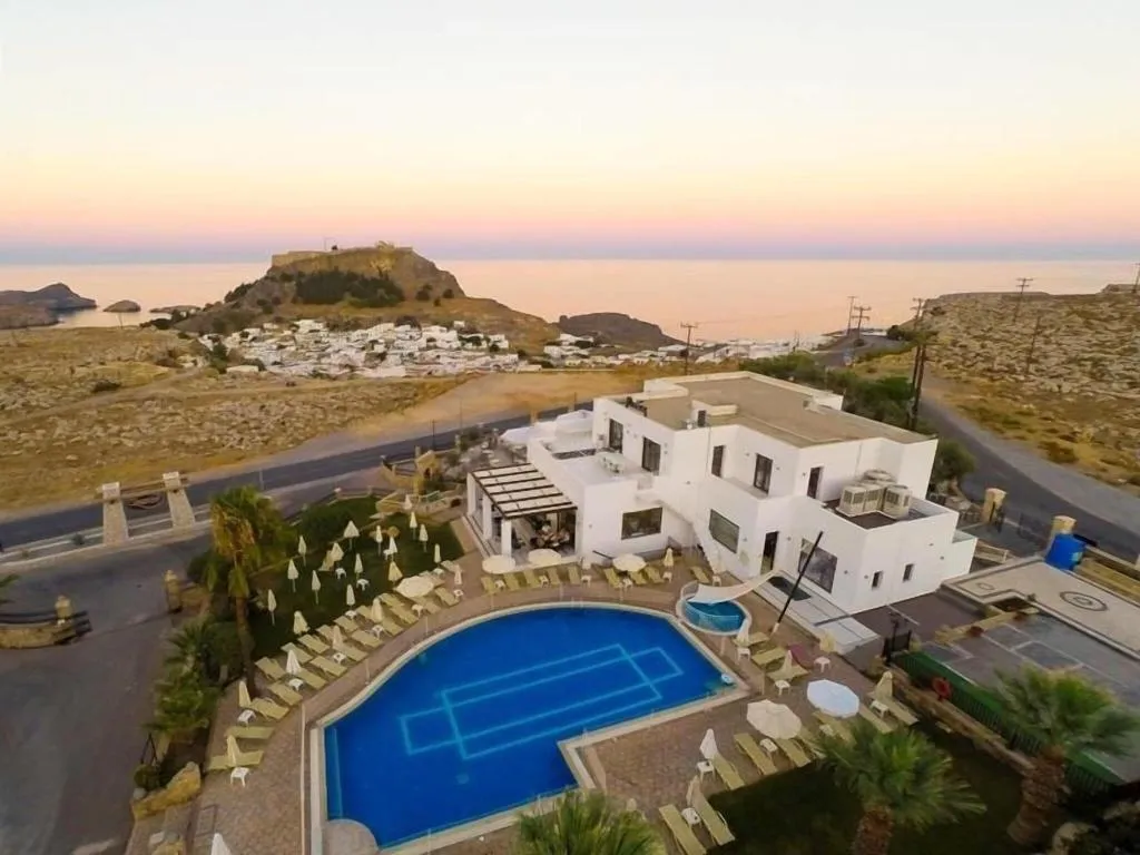 General view, Lindos View Hotel, Rhodes