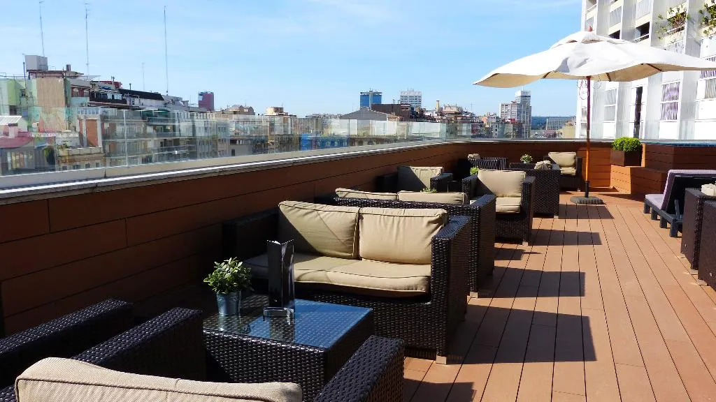 Terrace, Sercotel Amister Art Hotel, Barcelona