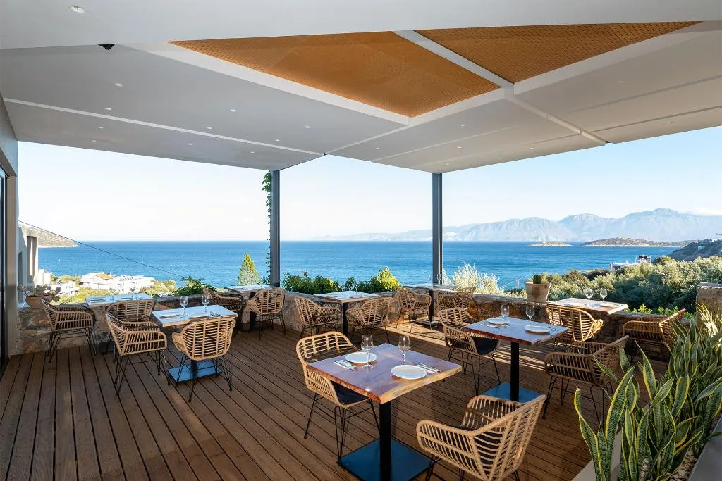 Restaurant, Zeus Eleva Miraya, Crete