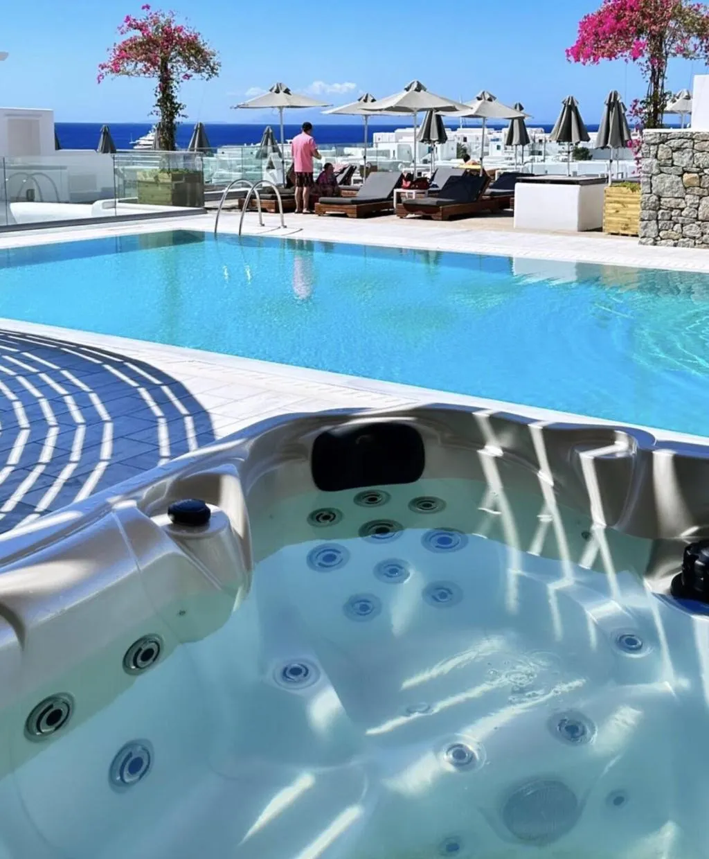 General view, The George Hotel, Mykonos