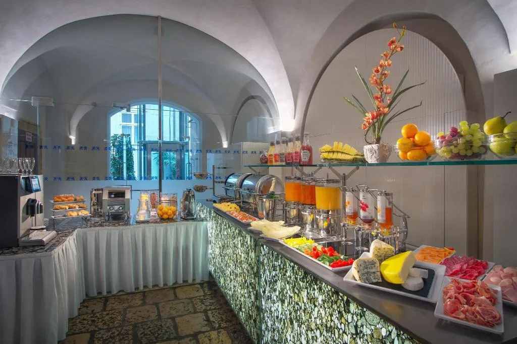 Restaurant, Three Storks Hotel, Prague