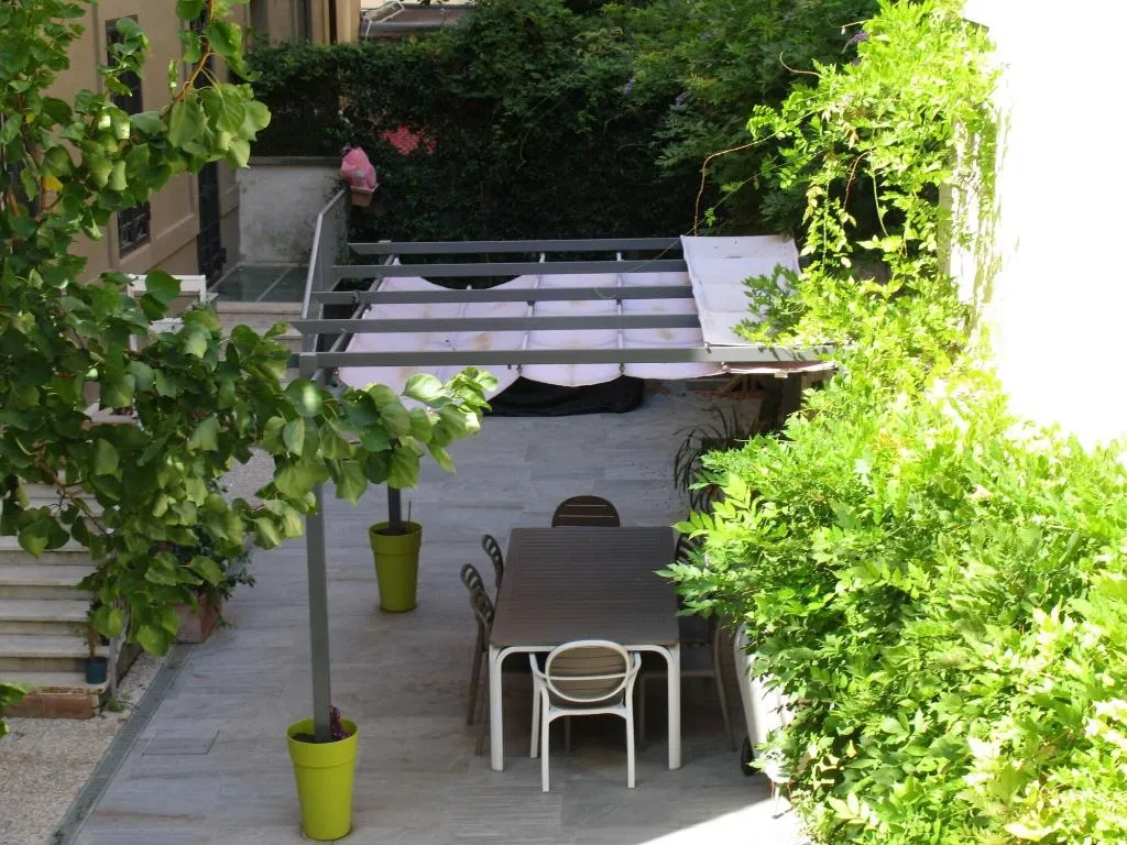 Terrace, Dea Roma Inn, Rome