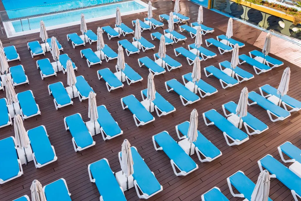 Terrace, Hotel Alhambra, Costa Brava