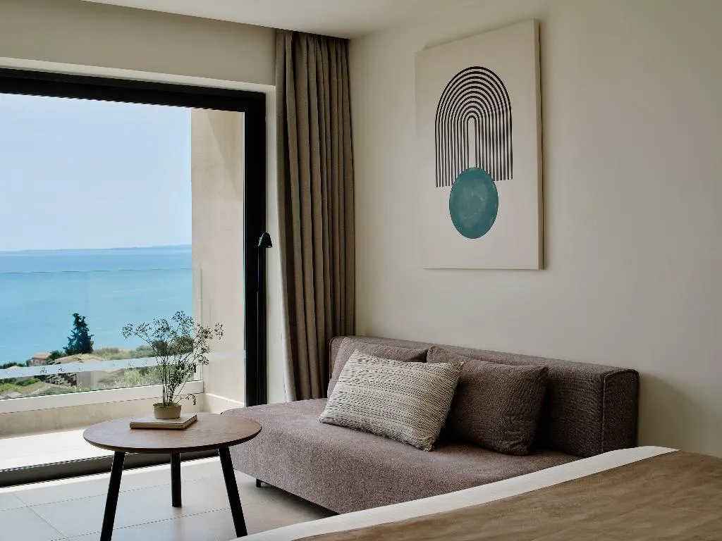 Double or Twin DELUXE SEA VIEW Room, Aeolos Beach Resort, Corfu