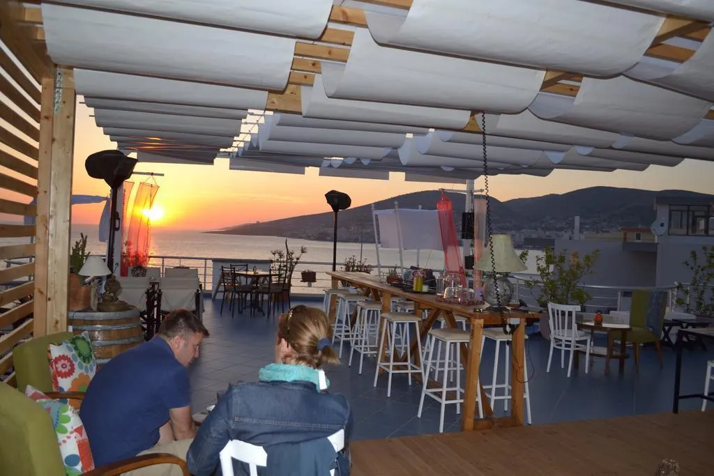 General view, Seaside Saranda, Southern Albania