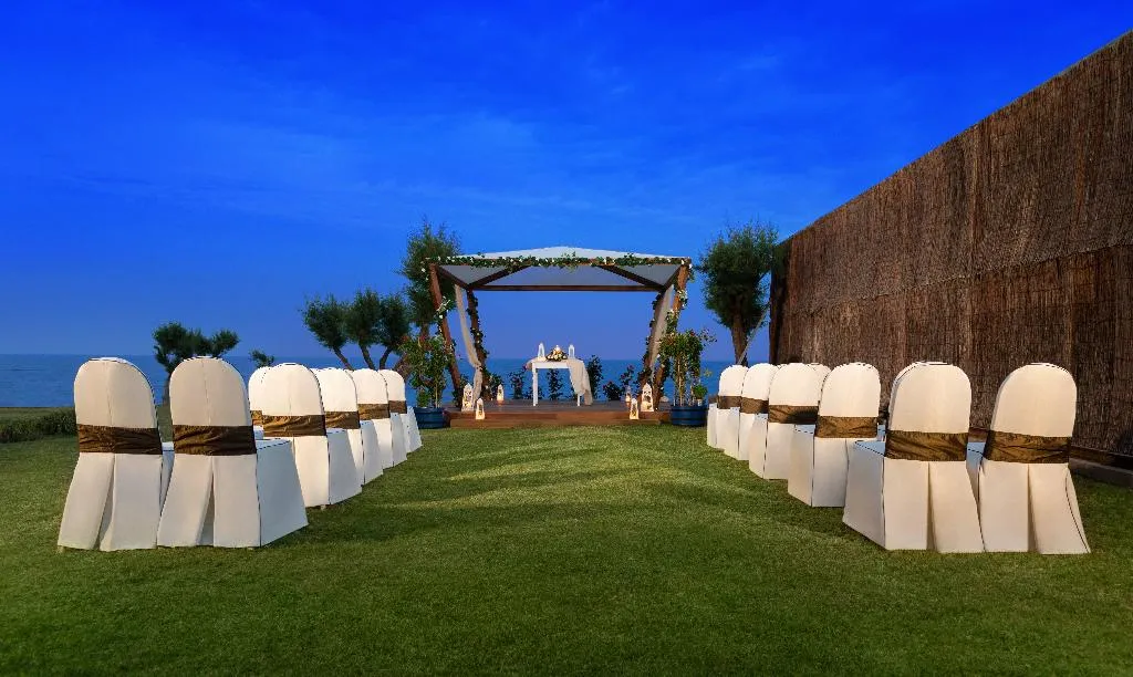 Terrace, Amada Colossos Ultra All Inclusive Resort, Rhodes