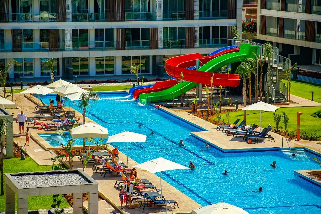 Pool, Courtyard Long Beach Holiday Resort, Cyprus